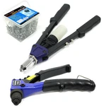 8" 13" Hand Riveter W/ 1000 Pc Assorted Pop Nut Gun Setting Tool. Fixed Price $54.99.