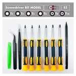 Best Torx Screwdriver Set T3 T4 T5 T6 T8 T10 Security Bit Esd Tweezer Pry Tool. Fixed Price $16.95.