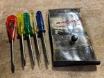 Vintage Archer Screw Driver Set From Radio Shack, 4.25 Inch Of Japan. Fixed Price $15.00.