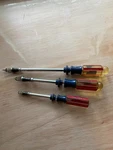 3 Craftsman Flat Slotted Holding Screwdrivers Made Usa. Fixed Price $55.00.