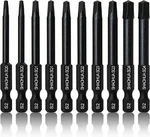 10PCS Square Drill Bit, 2.36" Magnetic Head Robertson Screwdriver, 1/4 Inch Hex. Fixed Price $10.95.