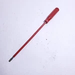 Oxwall Insulated 5000V 8" Flat/slotted Screwdriver. Fixed Price $15.99.