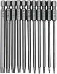 11 Piece Torx Head Screwdriver Bit Set, Magnetic 1/4 Inch Hex Shank S2 Steel. Fixed Price $15.93.