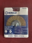 Kobalt 4IN. Coarse Wire Wheel Brush 0323653--NEW. Fixed Price $9.99.