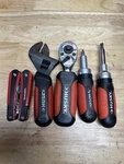 Husky Set, Ratcheting Screw Drivers, Ratchet, Multitool. Fixed Price $45.00.