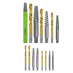 15PC Left Hand Drill Bit Extractor Set For Metal Surfaces & Wooden Boards. Fixed Price $23.99.