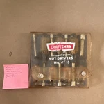 Craftsman No. 41/3 6-PIECE Sae Hex Hollow Shank Nut Driver Set W/ Case. Fixed Price $23.00.
