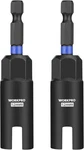 Workpro 2PCS Power Wing Nut Driver Bit 12MM 1/4" Hex Shank Socket. Fixed Price $12.99.
