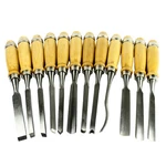 12 Piece Carving Hand Chisel Tool Set Professional Woodworking Gouges Steel. Fixed Price $20.92.