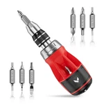 Arrow Stubby Ratcheting Screwdriver, 12-IN-1 Multi Bit Se.... Fixed Price $25.71.