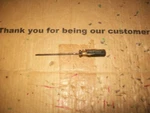 Of Vintage Vermont American # 49608 1/8 Flat Screwdriver. Fixed Price $9.98.