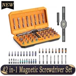 42 IN-1 Magnetic Screwdriver Set Diy Ratchet Kit Multi Bit. Fixed Price $17.00.
