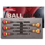 Vessel 22005EVA Ratcheting Ball Grip Screwdriver Set 5-PIECE Handle.... Fixed Price $89.77.