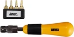 Anex Hex Lobe Exchange Driver Set With Bit 4 SIZE(T6,8,10,15) NO.6620 Japan. Fixed Price $17.55.