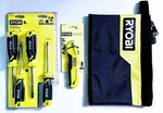 Ryobi 4 Pc Screwdriver Set Retractable Utility Knife & 12" Zipper Storage Pouch. Fixed Price $29.88.