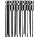 Fixinus 11 Piece Torx Head Screwdriver Bit Set, Magnetic 1/4 Inch 75MM,. Fixed Price $14.18.