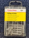 (50 Pieces) Toolpro TP60630: #2 Phillips Bit Tips With Interlocking Storage Box. Fixed Price $23.11.