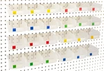 Right Arrange Pegboard Bins 24 Pack Clear Hooks For Garage Storage Hard. Fixed Price $91.78.