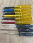Snap On 9PC Sae Set 3/16" 1/2" Nd Screwdriver. Fixed Price $75.00.