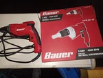 Bauer 1793E-B 5 Amp 4000 Rpm Variable Speed Drywall Gun Adj. Nose & Reverse. Fixed Price $52.99.