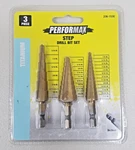 Performax Piece Step Drill Bit SET3/16 To 1/2 W/ 1/4 Hex Shank New Sealed. Fixed Price $18.99.