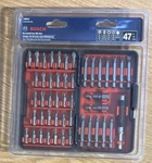 **new Sealed** Bosch # T4047 Screwdriver Bit Piece Case Tools. Fixed Price $10.99.