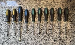 Harbor Freight 10 Piece Screwdriver Set Black - Phillips & Flathead. Fixed Price $8.00.
