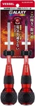 Vessel Ball Grip Driver Galaxy Red Set Of +2X100/-6X100 250-2PS-GPU. Fixed Price $36.97.