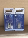 Kobalt #1 2-PACK 1-IN Insert Bits Square Recess Lot Of. Fixed Price $18.50.