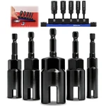 Sedy 5PC Wing Nut Driver Set 10-18MM Cr-v Hex Shank Magnetic Storage Rail. Fixed Price $38.99.