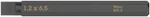 Wera 018142, 800 Slotted Bits For Impact Screwdrivers, 1.2 X 6.5 70 Mm. Fixed Price $11.70.