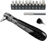 Mini Set 12-PIECE 1/4 Right Angle Screwdriver Small Ratcheting Wre. Fixed Price $18.95.