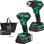 Metabo Hpt 18V Multivolt Brushless Drill Impact Driver Combo Kit 2BAT & Charger. Fixed Price $141.95.