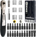 36IN1 Right Angle Screwdriver Set 1/4 Mini Ratchet Wrench S2 Magnetic Bits 9. Fixed Price $14.50.