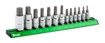 Titan 16122 13PC Torx S2 Steel Bit Socket Set With Magnetic Storage Rail. Fixed Price $42.74.