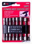 14 Piece Nut Driver Set Metric & Sae W/ Belt Storage Organizer 1/4" Shank. Fixed Price $12.99.