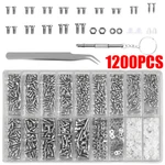 Eyeglass Repair Kit-screw Nut, Nose Pad Set, Optical Tool For Glasses & Sunglass. Fixed Price $11.09.