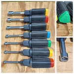 Vintage Sears Best Craftsman Nut Driver Set Usa Cushion Grip 7 Pc Sae Euc 9-4195. Fixed Price $114.99.