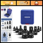 8PC Impact Socket Adapter Set 1/4" 1" Drive, Cr-mo, Storage Case, Auto Repa. Fixed Price $47.69.