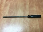 Snap On SSD12A 7/16" Flat Head Slot Screwdriver Shaft Hard Black Handle Usa. Fixed Price $29.99.