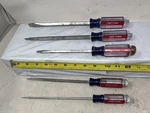 Craftsman Slotted Of Screwdrivers 41248, 41584, 41578, 41852 & 41587, Usa. Fixed Price $54.95.