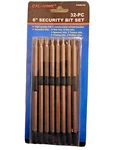 Cal Hawk Tools CSDB32L Extra Long Security Bit Set (32 Piece), 6". Fixed Price $22.99.