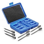 3/8 Extra Long Torx Deep Bit Socket Set Star Torque 7-PIECES T10-T40 Crv W/ Case. Fixed Price $21.95.