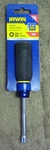 Irwin Sae Nut Driver 1/4"X3"; 1/4"X75MM - Zone Comfort Grip. Fixed Price $9.34.