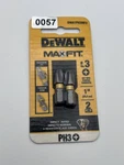 Dewalt DWA1PH3-2 / #3 Phillips Max Fit Bit Tips, 1" Length, 2-PACK. Fixed Price $6.99.