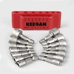 Power Nut Driver Bit Set 14-PIECE Quick Change Mm & Sae Impact 1/4" Hex Shank. Fixed Price $8.99.