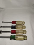 Lot Of Craftsman Nut Drivers 41973 11/32" -41974 3/8" -41976 1/2"-41971 1/4". Fixed Price $21.24.