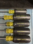 Klein Tools 603-3, 603-6, 605-4, 605-6, 605-10 Usa (five) Screwdrivers. Fixed Price $40.00.