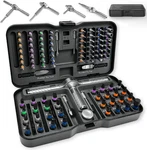 100 IN1 Magnetic Ratcheting Screwdriver Set, 94 S2 Steel Bits, Storage Case For. Fixed Price $71.99.