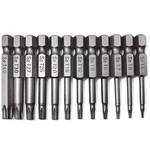 Torx Screwdriver Bit Set, Ptslkhn S2 Steel Magnetic Security Tamper Proof Star 6. Fixed Price $12.26.